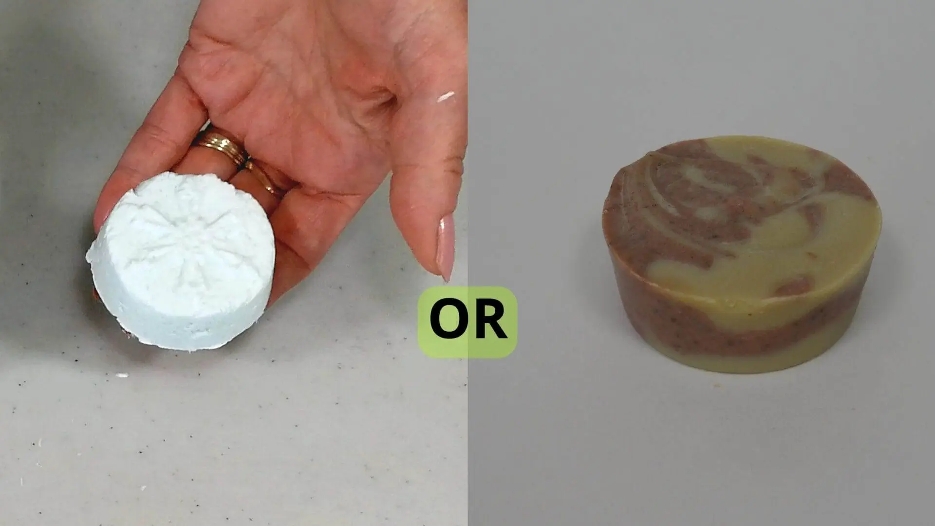 Comparison of shampoo soap and shampoo bars